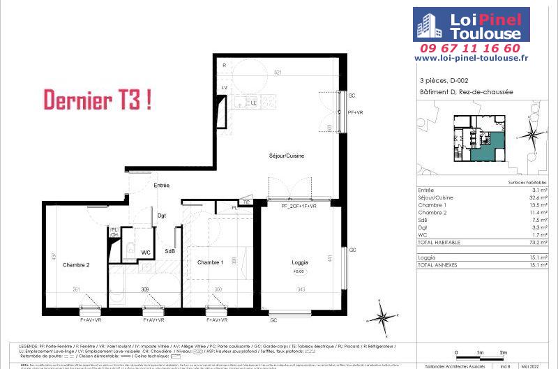 Appartements neufs à Toulouse Croix De Pierre - Programmes immobiliers neufs Kaufman Terre Garonne