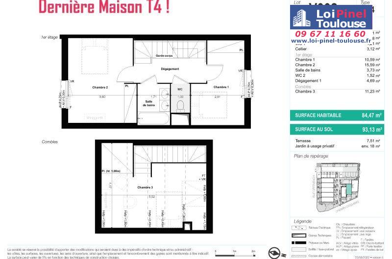 Maisons neuves à Toulouse Roseraie - Programmes immobiliers neufs Sporting INSIDE PARK //
