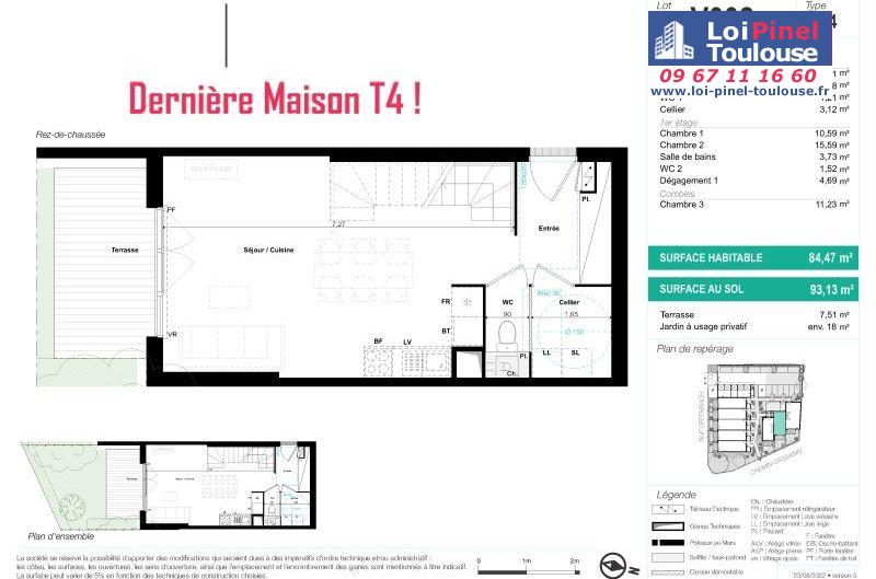 Maisons neuves à Toulouse Roseraie - Programmes immobiliers neufs Sporting INSIDE PARK //