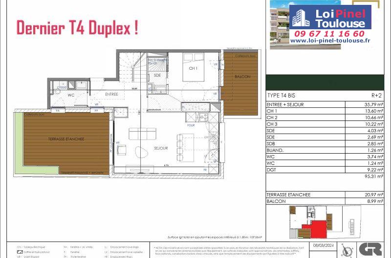 Appartements neufs à Toulouse Côte Pavée - Programmes immobiliers neufs Standim Villa Barrau