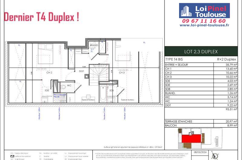 Appartements neufs à Toulouse Côte Pavée - Programmes immobiliers neufs Standim Villa Barrau