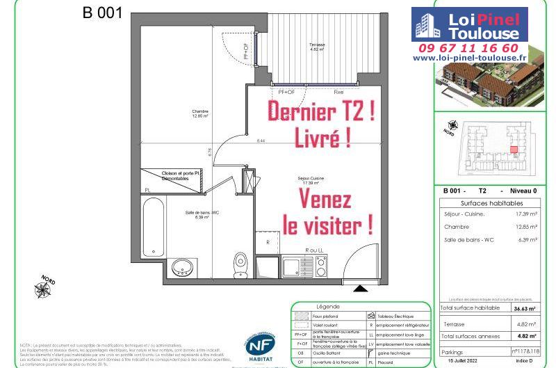 Appartements neufs à Castanet-tolosan - Programmes immobiliers neufs Nacarat ILONA