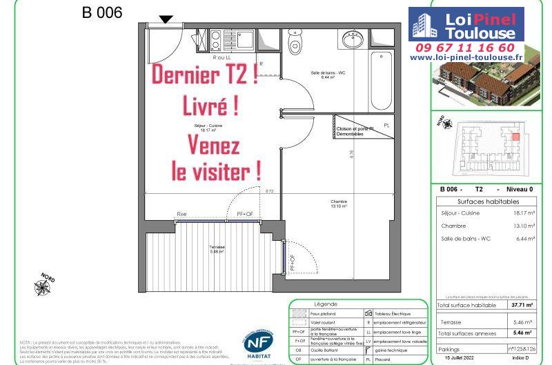 Appartements neufs à Castanet-tolosan - Programmes immobiliers neufs Nacarat ILONA