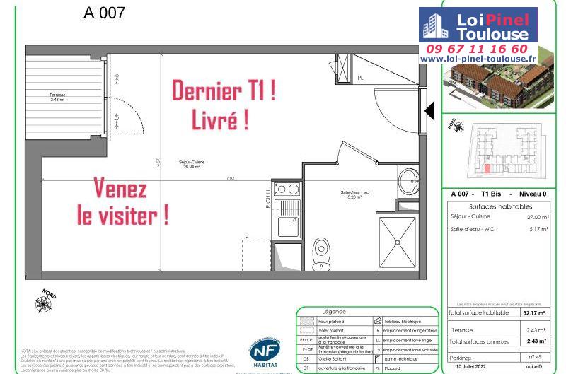 Appartements neufs à Castanet-tolosan - Programmes immobiliers neufs Nacarat ILONA