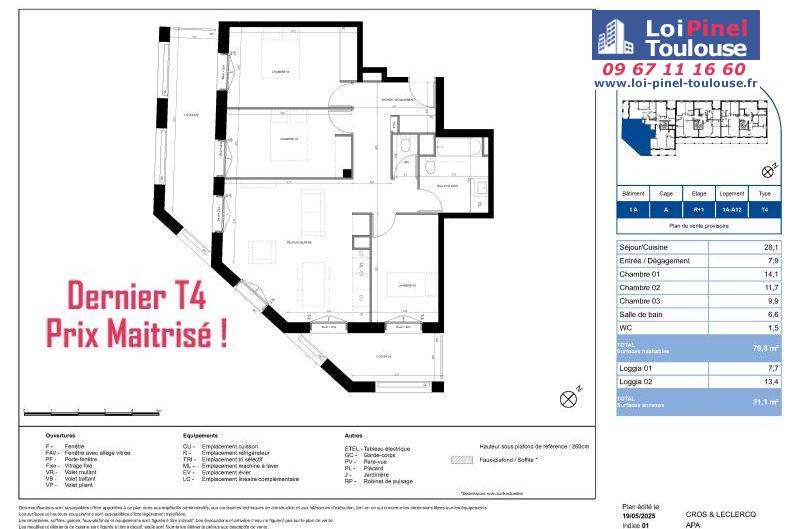 Appartements neufs Prix Maîtrisé Bonnefoy - Programmes immobiliers neufs Vinci IMPERIAL /