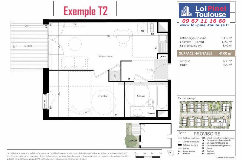 Appartements neufs à Aucamville - Programmes immobiliers neufs Sporting LIVA