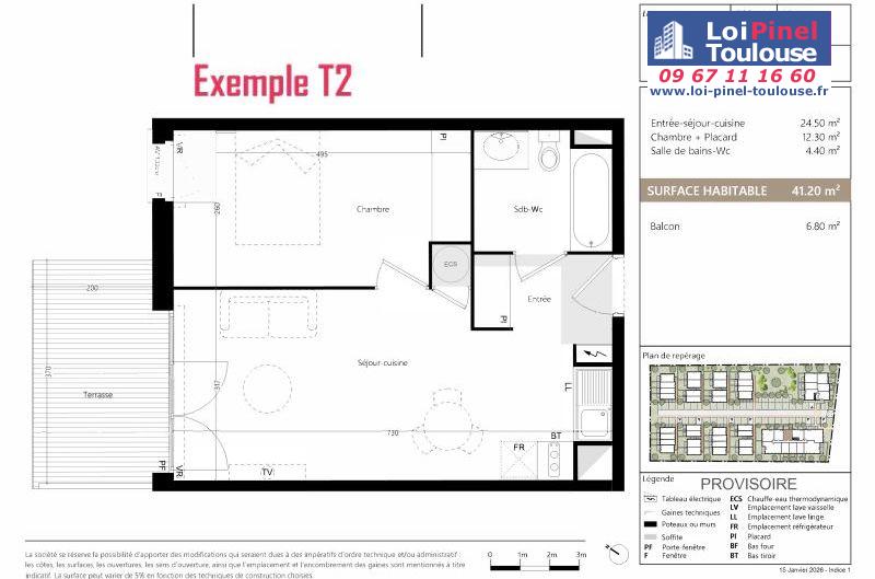Appartements neufs à Aucamville - Programmes immobiliers neufs Sporting LIVA