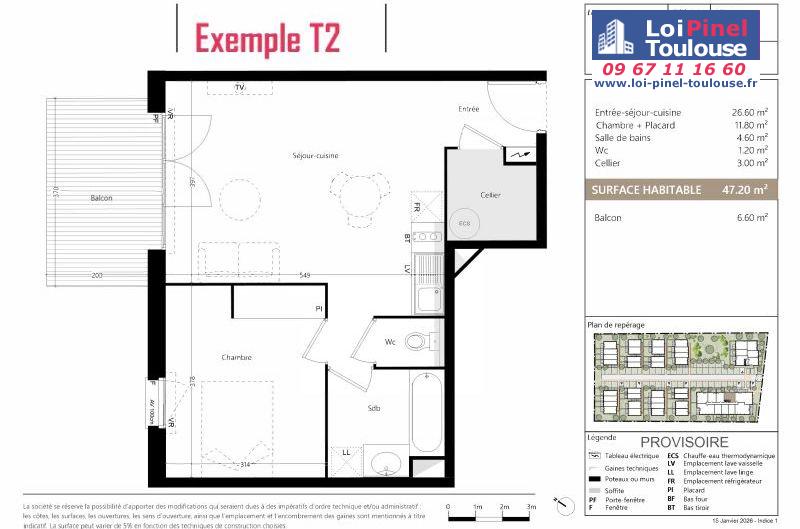 Appartements neufs à Aucamville - Programmes immobiliers neufs Sporting LIVA
