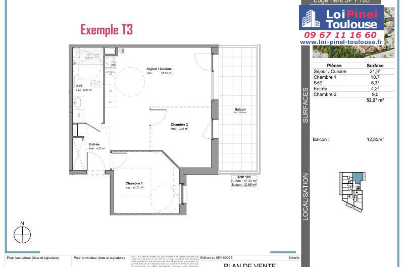 Appartements neufs à Tournefeuille - Programmes immobiliers neufs Stradim Rives du lac