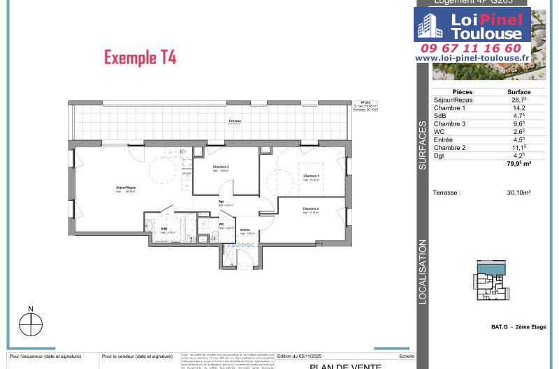 Appartements neufs à Tournefeuille - Programmes immobiliers neufs Stradim Rives du lac