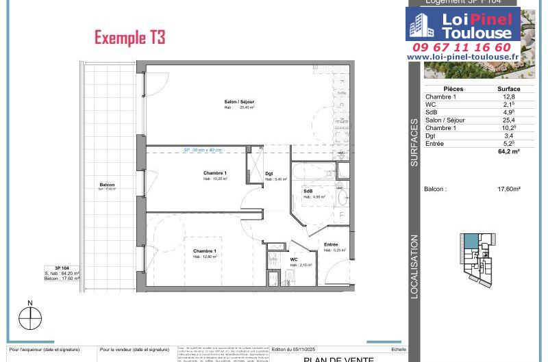 Appartements neufs à Tournefeuille - Programmes immobiliers neufs Stradim Rives du lac