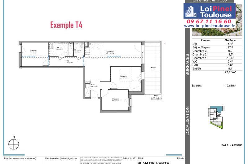 Appartements neufs à Tournefeuille - Programmes immobiliers neufs Stradim Rives du lac