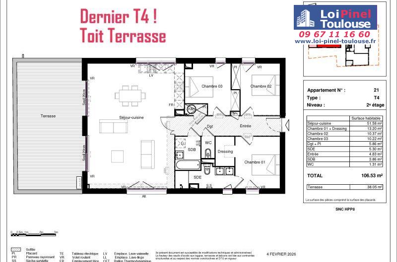Appartements neufs à Toulouse Terrasse - Programmes immobiliers neufs Habitat particulier Terrasse du parc