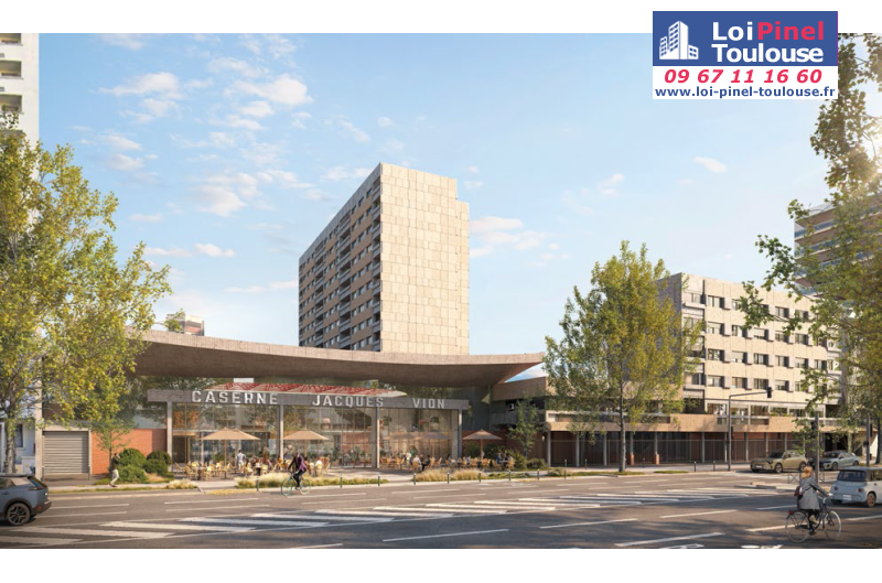 Appartements neufs à Toulouse Saint Cyprien - Programmes immobiliers neufs Sporting CASERNE VION